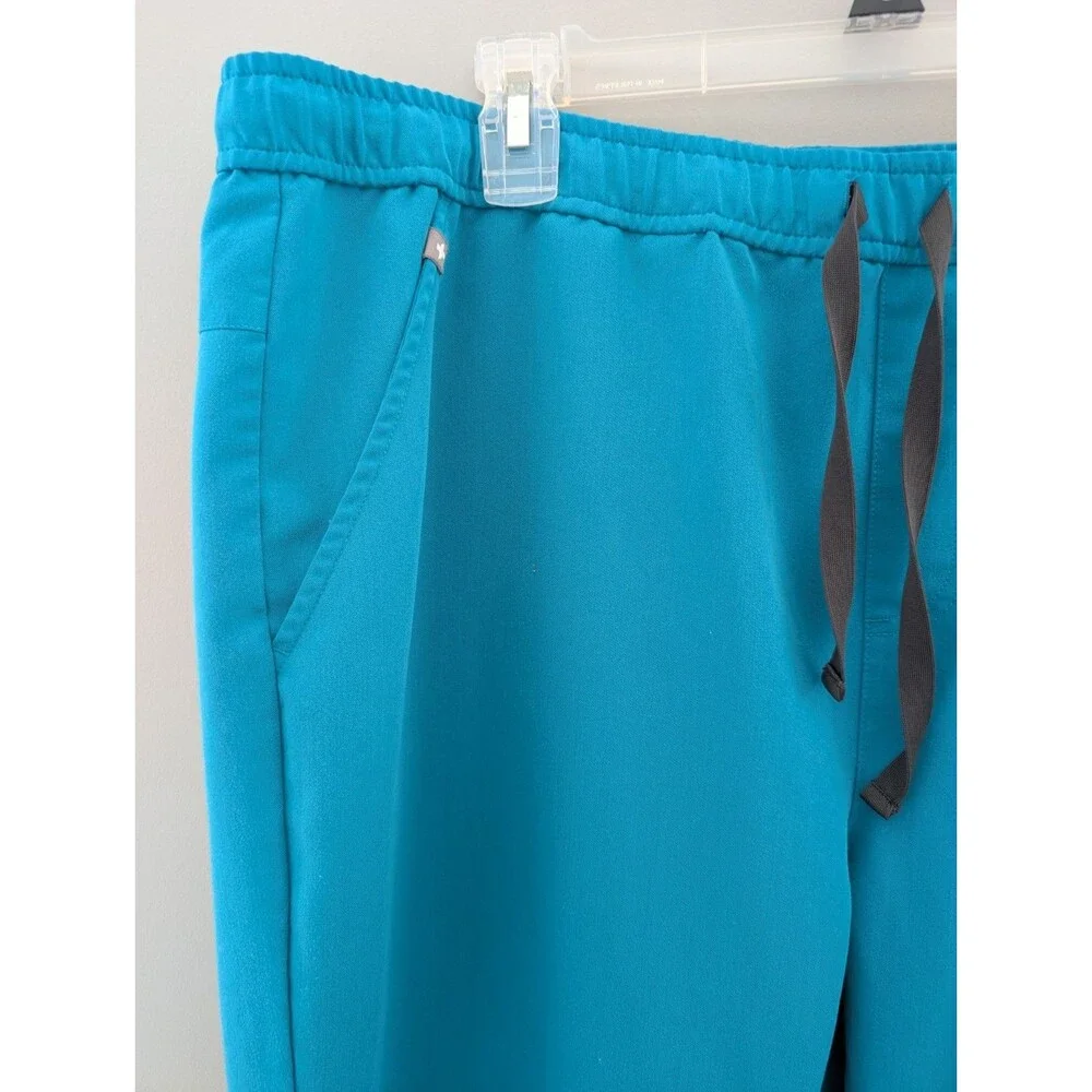 FIGS Technical Collection Zamorra Jogger Scrub Pants Men XXL Blue Teal MXXSW2004